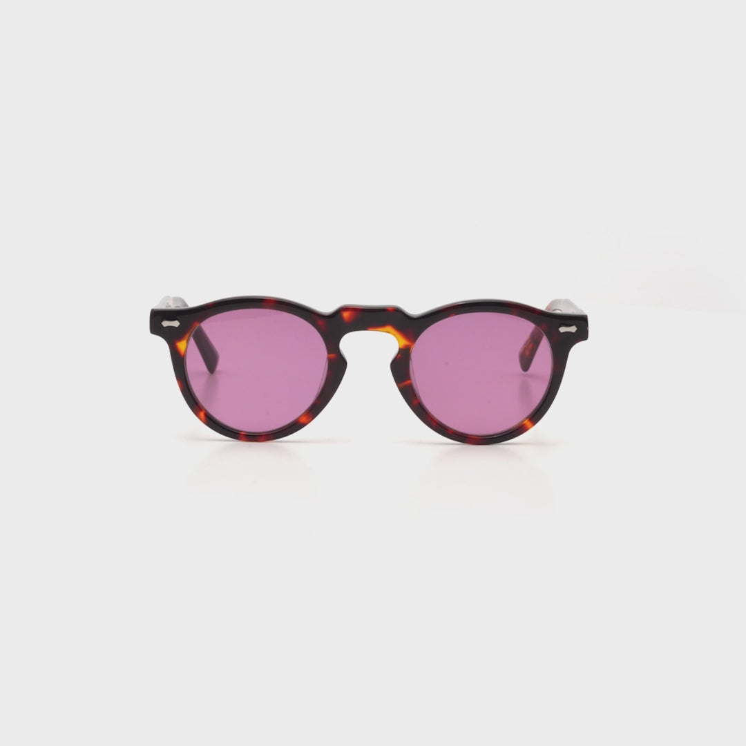 希少　magmaglass Pink/Purple Two-Tone FREJYA MAGMA Sunglasses | Purple Lenses - Månensøl – Manensol